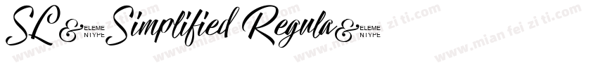 SL-Simplified Regula字体转换